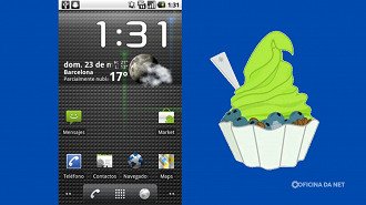 O Android 2.2 Froyo começou a ser liberado em 22 de maio de