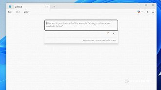 Bloco de Notas do Windows agora escreve textos sozinho usando a IA