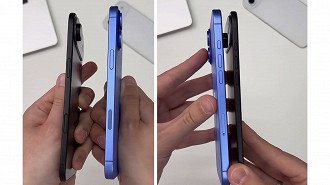 iPhone 17 Air comparado com o iPhone 17 Plus
