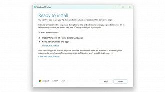 Atualização de maio do Windows 11 está apresentando falhas na instalação