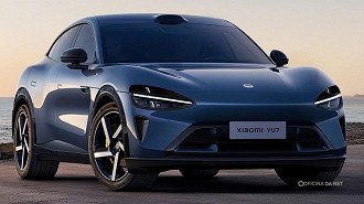 Xiaomi YU7 será um SUV maior que o Tesla Model Y. Imagem: Reprodução